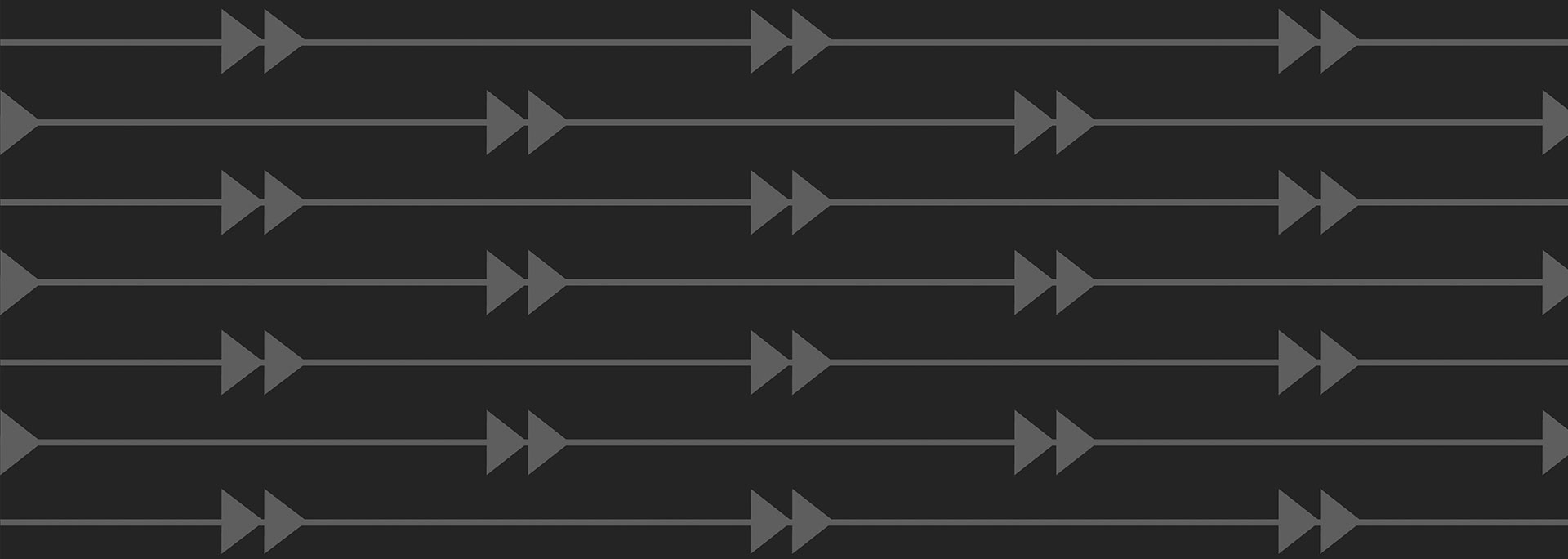 A black patterned background with gray arrows.